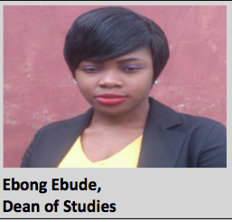 Ebong Ebude, Dean of Studies